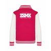 College mikina back hot pink