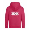 Dětská mikina na zip Premium Hot Pink (Sytá růžová)