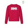 Dámský EKO crewneck Premium Hibiscus red (Tmavě červená)