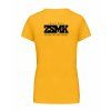 Dámské tričko premium back yellow