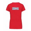 Dámské tričko premium back red