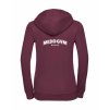 Dámská mikina luxury back burgundy
