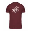Pánské tričko premium back burgundy