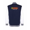 College mikina back navy