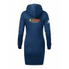 Dámské mikinové šaty Midnight blue (Půlnoční modrá)
