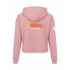 Dámská crop mikina Dusty pink (Starorůžová)