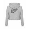 Dámská crop mikina Heather grey (Světlá šedá)