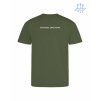 Pánské funkční tričko Earthy green (Zemitá zelená)
