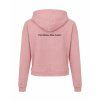 Dámská crop mikina Dusty pink (Starorůžová)