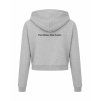 Dámská crop mikina Heather grey (Světlá šedá)