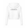Dámská crop mikina White (Bílá)