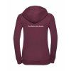 Dámská mikina luxury back burgundy