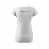 Dámské tričko s dolním lemem White (Bílá)