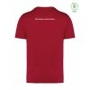Dospělé EKO tričko Premium Hibiscus red (Tmavě červená)