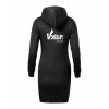 Dámské mikinové šaty Black (Černá)