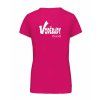 Dámské tričko premium back fuchsia