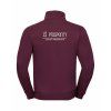 Pánská mikina na zip Elegant Burgundy (Vínová)