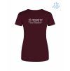 Dámské funkční tričko Burgundy (Vínová)