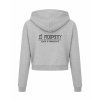 Dámská crop mikina Heather grey (Světlá šedá)