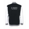 College mikina back black
