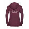 Dámská mikina luxury back burgundy