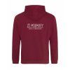 Dospělá mikina Premium back burgundy