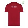 Dospělé EKO tričko Premium Hibiscus red (Tmavě červená)