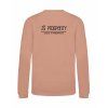 Dětská mikina bez kapuci Dusty pink (Starorůžová)