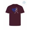 Dětské funkční tričko Burgundy (Vínová)