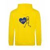 Dospělá mikina Premium back yellow