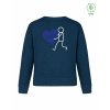 Dámský EKO crewneck Premium Peacock blue (Modrozelená)