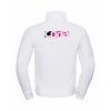 Pánská mikina na zip Elegant White (Bílá)