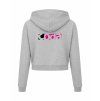 Dámská crop mikina Heather grey (Světlá šedá)