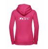 Dámská mikina luxury back fuchsia