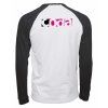 Dámské Baseball Tee Luxury White Black (Bílá Černá)
