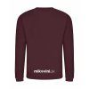 Pánská mikina bez kapuce Burgundy (Vínová)