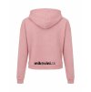 Dámská crop mikina Dusty pink (Starorůžová)
