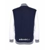 College mikina back navy