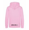 Dětská mikina na zip Premium Baby Pink (Světlá růžová)