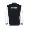 College mikina back black