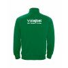 Pánská Dětská tepláková mikina na zip Joma Gala Kelly green (Klasická zelená)