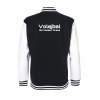 College mikina back black