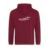 Dospělá mikina Premium back burgundy