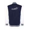 College mikina back navy