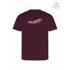 Dětské funkční tričko Burgundy (Vínová)