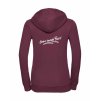 Dámská mikina luxury back burgundy