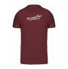 Pánské tričko premium back burgundy