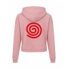 Dámská crop mikina Dusty pink (Starorůžová)