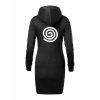 Dámské mikinové šaty Black (Černá)
