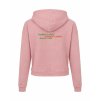 Dámská crop mikina Dusty pink (Starorůžová)